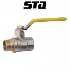 STA Кран 3/4 ГШР гайка-штуцер ручка газ