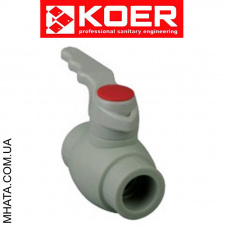 KOER Кран шаровый для горячей воды 50