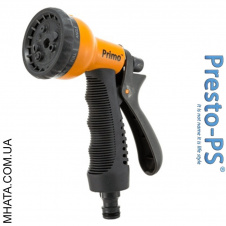 Пистолет поливочный 8 режимов пластиковый Presto PS 7202