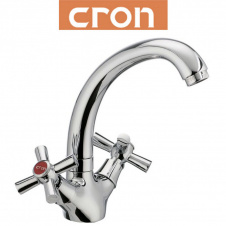 Смеситель для умывальника на гайке Cron Polo (Chr-272)