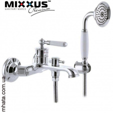 Смеситель для ванны короткий нос MIXXUS Premium Vintage Euro (Chr-009), Польша