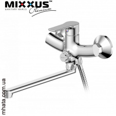 Смеситель для ванны длинный нос MIXXUS Premiun Push EURO (Chr-006), Польша
