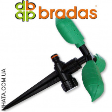Ороситель вращающийся с тремя листочками на колышке Bradas ECO-PW3325