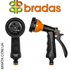Пистолет для полива PROFI металлический BRADAS ECO-KT615 7 режимов