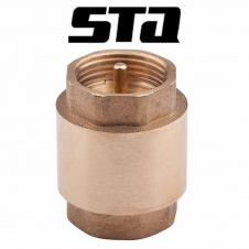Обратный клапан с латунным штоком 1 1/2" STA