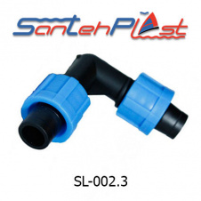 Колено зажимное DN17 КЗ 17 (SL-002.3)