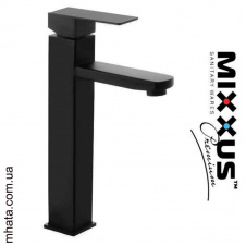 Смеситель для умывальника MIXXUS KUB Black Hight нерж. стали (Chr-001), Польша