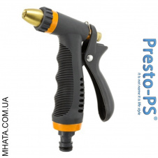 Пистолет регулируемый 3 режима металлический Presto PS 7206