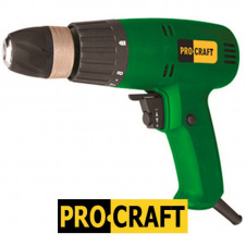 Мережевий шуруповерт PROCRAFT 800 з металевим патроном
