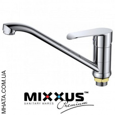 Змішувач для кухні ялинка на гайці 25см Mixxus Colorado Chr-004