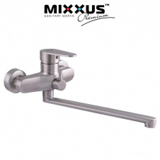 Фото - Смеситель для ванны длинный нос MIXXUS Fat EURO (Chr-006), Польша (нержавеющая сталь) Смеситель для ванны длинный нос MIXXUS Fat EURO (Chr-006), Польша (нержавеющая сталь)