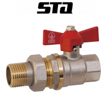 STA Кран c американкой 1" прямая