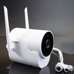 Комплект видеонаблюдения беспроводной на 4 камеры QIDA WIFI XVV420, 200 метров, 2Мп, 1080P, приёмник WiFi RJ45 (03209) Ровно