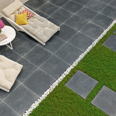 Плитка для тераси Aquaviva Granito Black 595x595x20 мм Київ