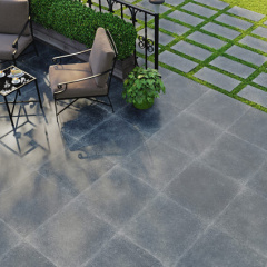 Плитка для тераси Aquaviva Granito Black 595x595x20 мм Київ