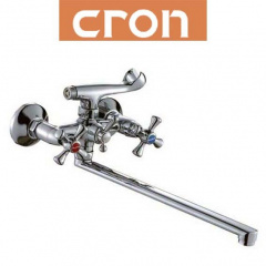 Змішувач для ванни довгий ніс Cron SMES (Chr-143) Львів