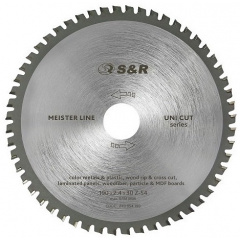 Пильный диск S&R Uni Cut 190 х 30 х 2,4 54Т (243054190) Хмельницький