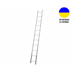 Односекционные лестницы Алюминиевая односекционная лестница 11 ступеней UNOMAX VIRASTAR Чернівці