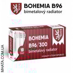 Радіатор біметалічний BOHEMIA B96/300, Чехія Буча