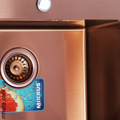 Кухонная мойка Mixxus MX5843х200x1.0-PVD-BRONZE Тернопіль
