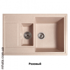 Кухонная гранитная мойка "Solid" Практик "Practic" 780*510*200 Суми