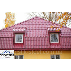 Металочерепиця Діамант Монтерей Класик 0,4 мм 1100/1200 мм Свеса