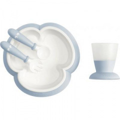 Набор детской посуды Baby Bjorn Feeding Set Powder Blue (78167) Чернигов