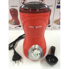 Электрическая кофемолка измельчитель Promotec PM-593 280W 70гр Red Полтава