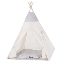 Детская палатка (вигвам) Springos Tipi XXL TIP07 White/Grey Николаев