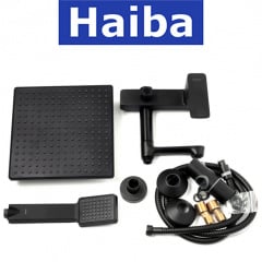 Душевая колонна HAIBA Kubus 003-J Black Чернігів