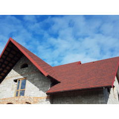 Бітумна черепиця Акцент Стиглий гранат Львів