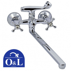 Смеситель для ванны длинный нос O&L Mayfair Euro Product Chr-143 Акимовка