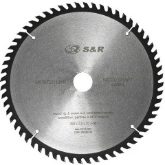 Пильный диск S&R WoodCraft 250 х 30 х 2,6 мм 60Т (238060250) Николаев