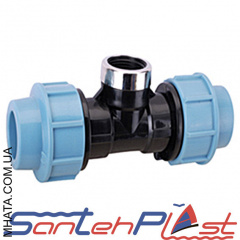 Santehplast Трійник Внутрішня Різьба 40x1 в 1/4 Суми