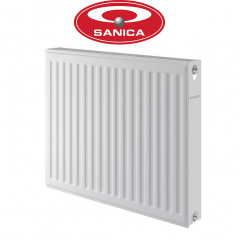 Сталевий радіатор Sanica 11 500x1000 бокове підключення Бородянка