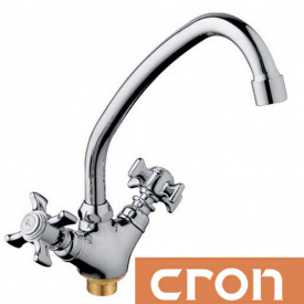 Смеситель для кухни ухо на гайке Cron Zeus (Chr-271)
