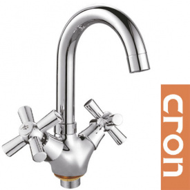 Змішувач для умивальника на гайці Cron Polo (Chr-274)