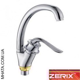 Змішувач для кухні вухо на гайці Zerix Z59219 Euro (Chr-011)