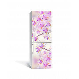 Наклейка на холодильник Zatarga «Увядающий шик» 650х2000 мм виниловая 3Д наклейка декор на кухню самоклеящаяся