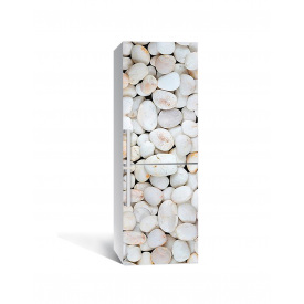 Наклейка на холодильник Zatarga «Морские камешки» 650х2000 мм виниловая 3Д наклейка декор на кухню