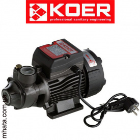 Поверхностный вихревой насос KOER QB-70 (Н=42М, Q=3кбМ,P=550 Вт, 1"x 1")