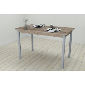 Стол кухонный Ferrum-decor Бенита 75x120x80 Серый ДСП Сонома Трюфель 16мм (BEN0061)