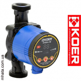 Циркуляційний енергозберігаючий насос KOER KP.N25/4-180 (зі шнуром та гайками) (пр-во Чехія)