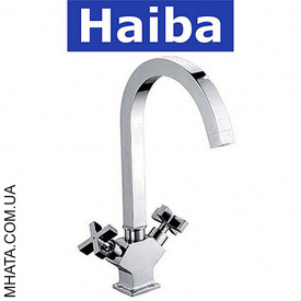 Змішувач для кухні Вухо HAIBA BERGUS (Chr-011)