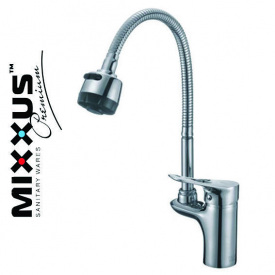 Змішувач для кухні Вухо рефлекторний MIXXUS Arizona Chr-011