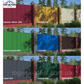 Профнастил Т-8 двухсторонний 0,40мм