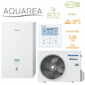 Тепловой насос Panasonic KIT-WC05J3E5 High Performance Aquarea R32