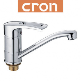 Смеситель для умывальника елка на гайке 15см CRON Hansberg (Chr-004)