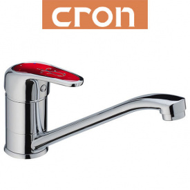 Смеситель для кухни елка на шпильке 25см Cron Magic Red (Chr-004)