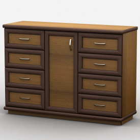 Комод Тиса Мебель АКМ-56/1 Лесной орех